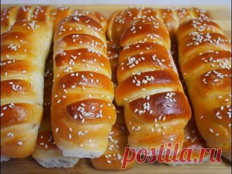 Булочки с ПЛАВЛЕНЫМ СЫРОМ . БЫСТРО И ВКУСНО