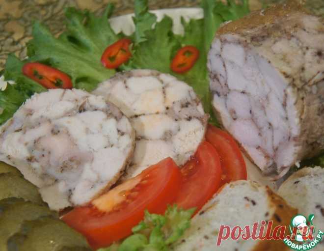 Домашняя ветчина – кулинарный рецепт