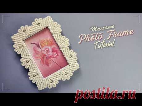 Рамки для фотографий макраме своими руками | Уроки макраме