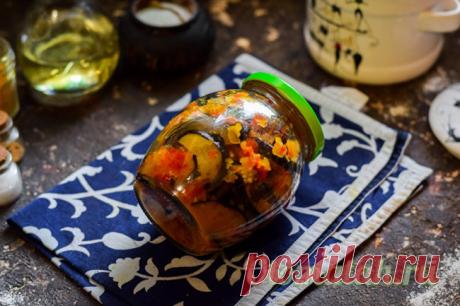 Баклажаны на зиму с болгарским перцем и чесноком - нереально вкусный рецепт