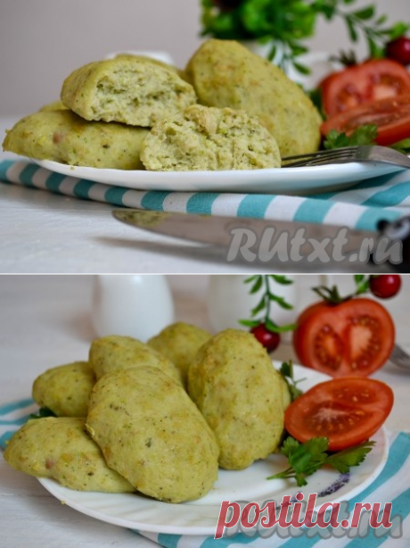 Рыбные котлеты с кабачком, приготовленные в духовке