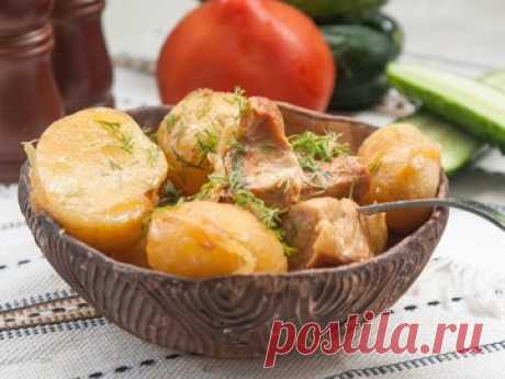 Молодой картофель со свининой в мультиварке - простой и вкусный рецепт с пошаговыми фото