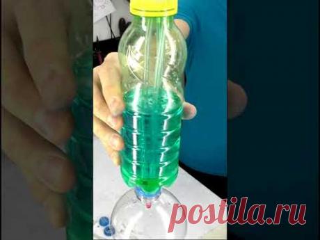 🌑 Фонтан Герона как это работает как сделать Non Stop Herons fountain #Shorts #diy Игорь Белецкий