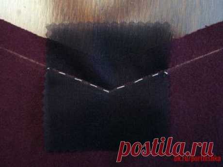V-образная кокетка на юбке. Укрепление угла 

#portnishka #техника_шитья #мастер_класс