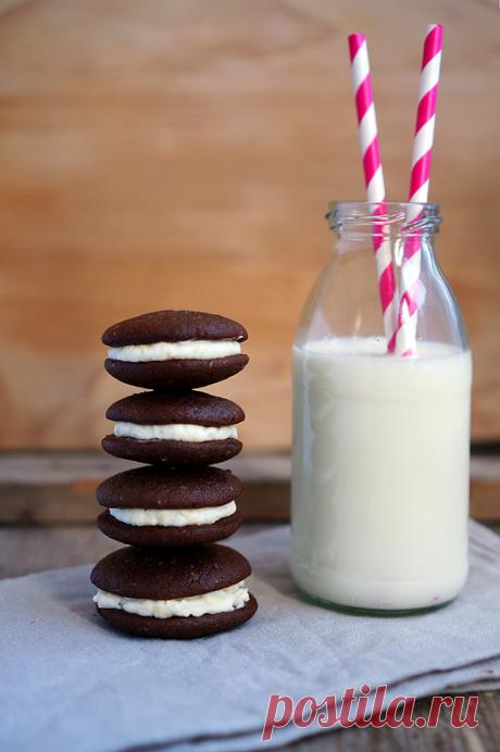 Вупи пай (whoopie pie) - американские бисквиты с кремом - Andy Chef - блог о еде и путешествиях, пошаговые рецепты, интернет-магазин для кондитеров