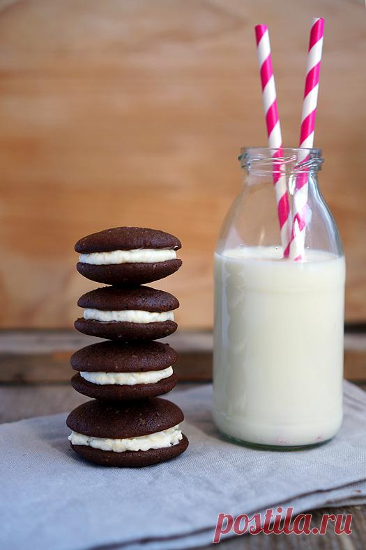 Вупи пай (whoopie pie) - американские бисквиты с кремом - Andy Chef - блог о еде и путешествиях, пошаговые рецепты, интернет-магазин для кондитеров
