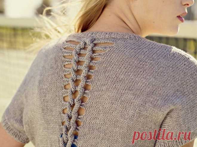 Вязание кардигана Love Braid, Knitscene, лето 2013