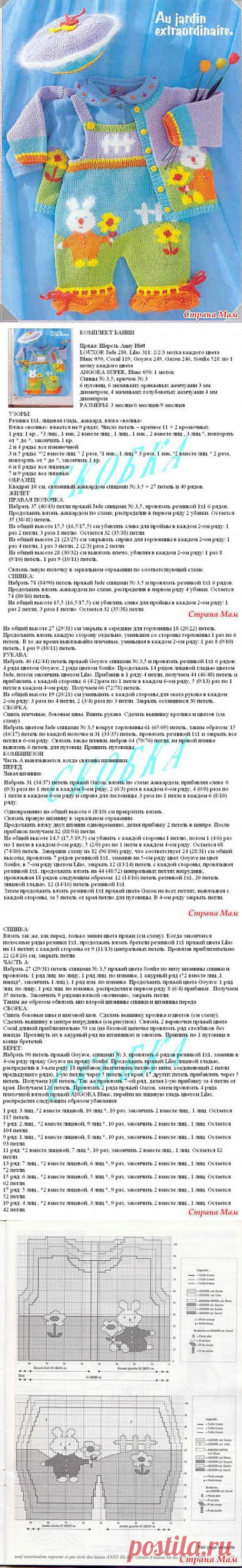 Костюмчик для малыша &quot;Bunny&quot;: Дневник группы &quot;Вяжем вместе он-лайн&quot; - Страна Мам
