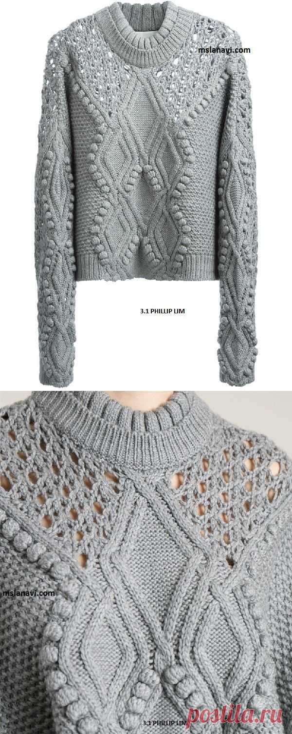 Свитер с шишечками от 3.1 PHILLIP LIM