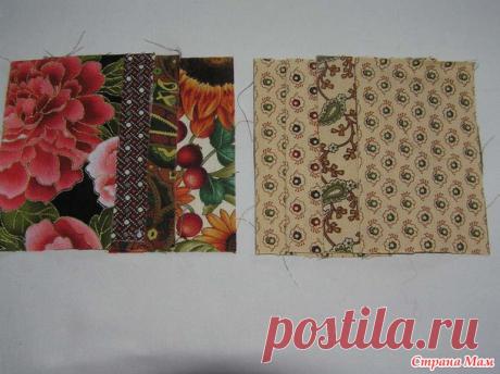 Скоростной метод сборки лоскутных блоков из прямоугольников-МК - Лоскутное Шитьё - Страна Мам