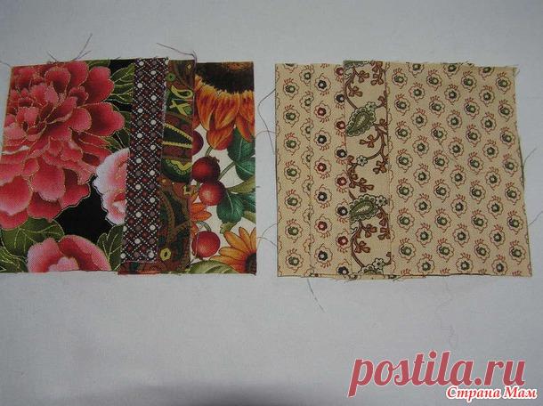 Скоростной метод сборки лоскутных блоков из прямоугольников-МК - Лоскутное Шитьё - Страна Мам