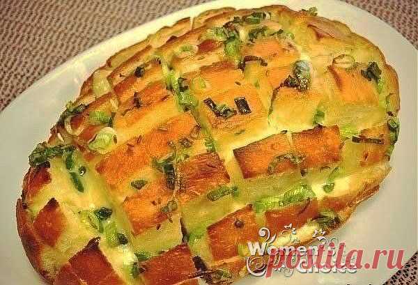 Луковый хлеб с сыром