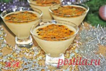 Мусс из маракуйи(манго,персики)бразильская кухня : Десерты