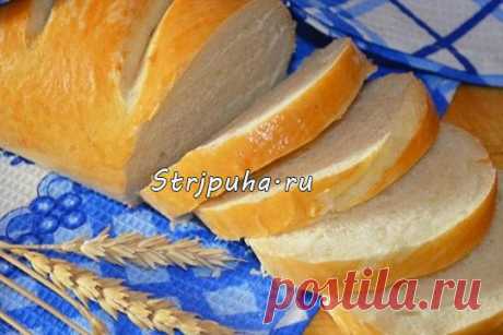 Батон на молоке — Домашняя кулинария