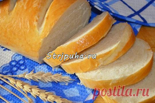 Батон на молоке — Домашняя кулинария