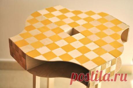 Необычный столик из газетниц (Diy) / Мебель / ВТОРАЯ УЛИЦА