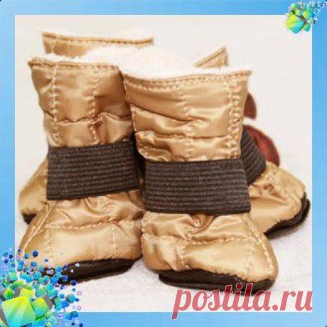 Ботиночки, тапочки, обувь для собаки. Выкройка 3