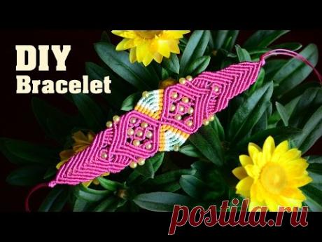 Macrame Sand Clock &amp; Butterfly Bracelet Tutorial