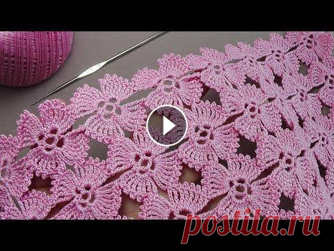 SUPER EASY Beautiful Flower Pattern Crochet  СУПЕР легкий УЗОР для вязания крючком БЕЗ ОТРЫВА НИТИ ! @Уроки ВЯЗАНИЯ Литке Татьяны @CROCHET step by step Please financial support! PayPal: litke108@gmail.com Privatbank card: 5363 5420 1481 8653 УЗОРЫ КРЮ...