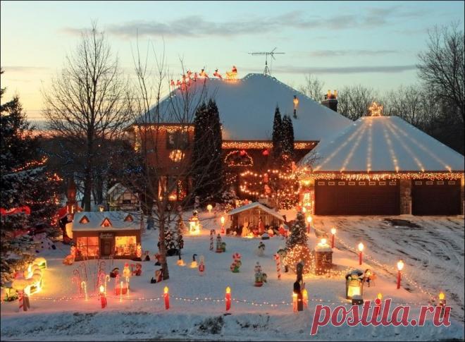 Как украсить дачный участок на новый год? - Дизайн квартир с фото Vdizayne.ru