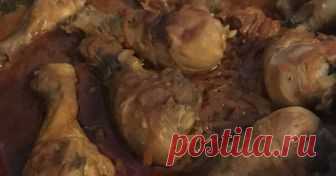 Куриные ножки в медово-горчичном соусе - пошаговый рецепт с фото.