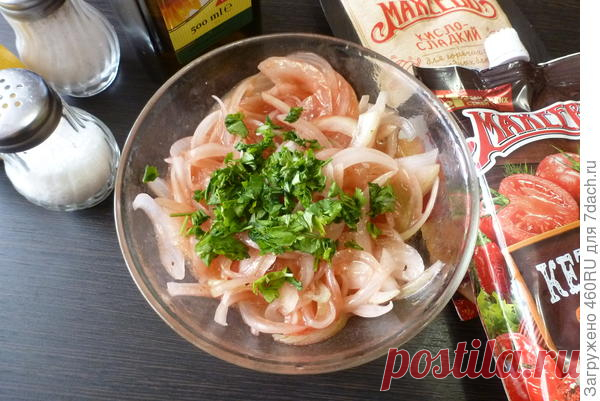 Маринованный лук для шашлыков