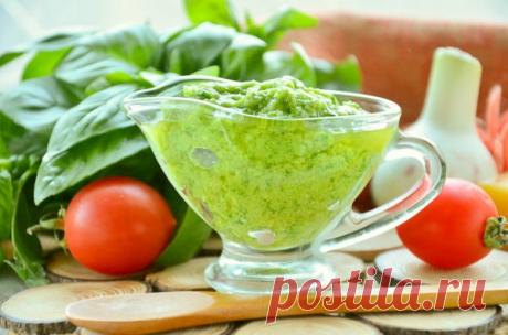 Соус песто с базиликом: рецепт с фото