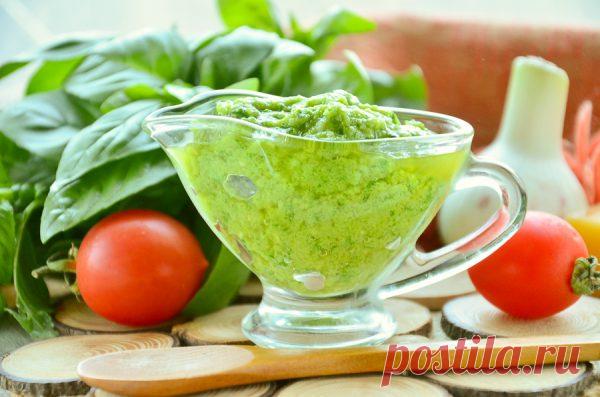 Соус песто с базиликом: рецепт с фото