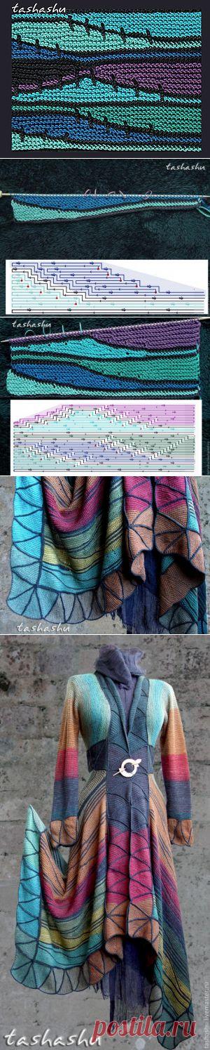 МК Волны из остатков пряжи. - Ярмарка Мастеров - ручная работа, handmade