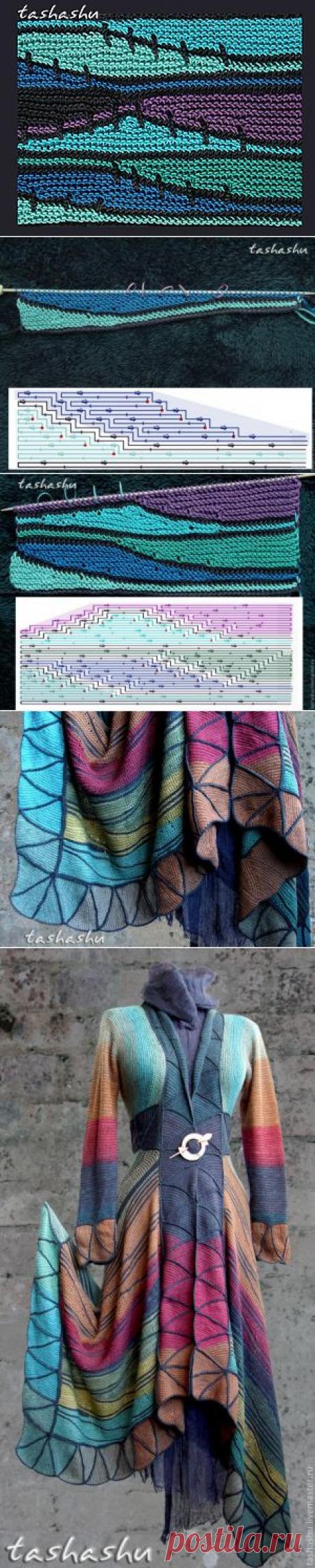 МК Волны из остатков пряжи. - Ярмарка Мастеров - ручная работа, handmade