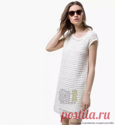 КОРОТКОЕ ПЛАТЬЕ ИЛИ ТУНИКА КРЮЧКОМ
