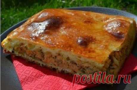 Рецепт - выручалка! Быстрый рыбный пирог с картофелем на скорую руку  Прекрасный вариант для семейного чаепития!
