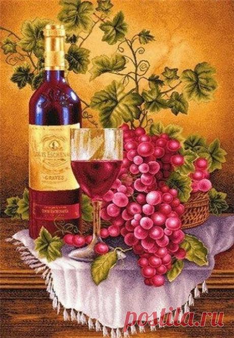 Вино. Картинки для декупажа