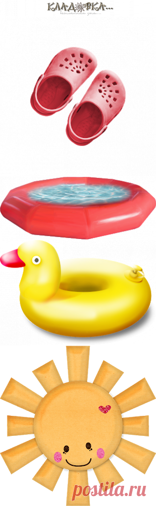 Кладовка...: Summer at the Swimming Pool - лето в бассеине распакованный скрап набор для фотошопа png
