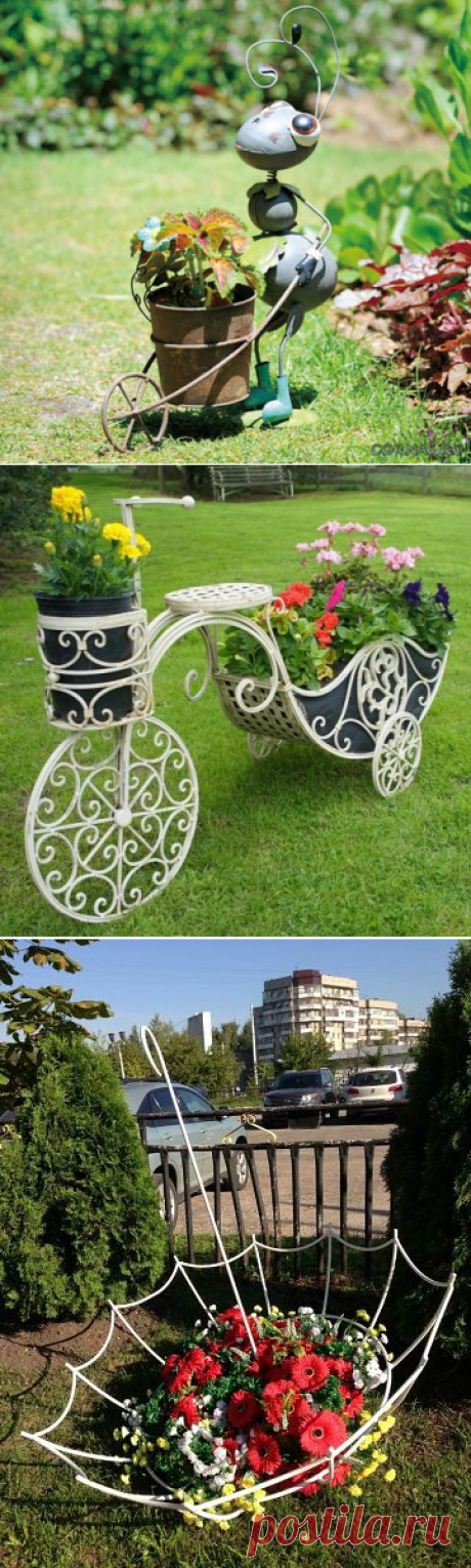 Оригинальные подставки для цветов. Красиво и необычно!