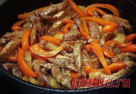 Мясо по-тайски - вы просто влюбитесь в эту вкуснятину! Рецепт под фото. Ставьте "Класс!" и "Поделиться!", чтобы сохранить его на своей страничке!