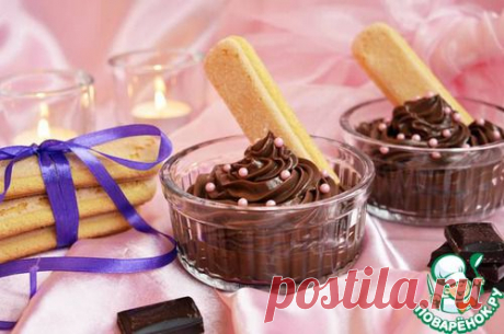 Шоколадный пудинг &quot;Нежность ночи&quot; - кулинарный рецепт