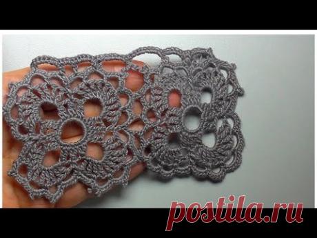 MOTIVE KNITTED BY THE HOOK BORDER, PLEASURE Кайма Прошва вязаная крючком