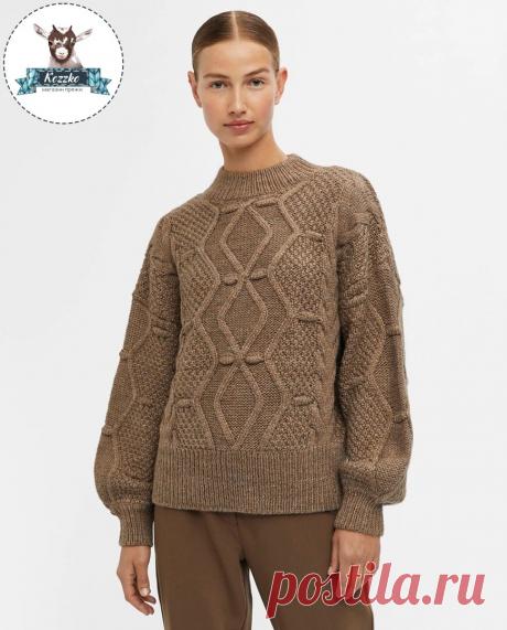 Мозговой штурм: выбираем, что связать на зиму. Очень большая подборка брендовых свитеров со схемами | Вязание спицами LenkomKnit | Дзен