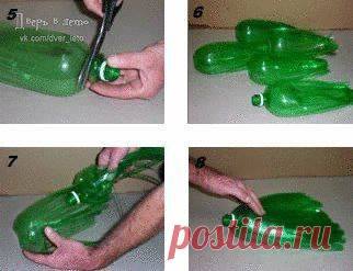 метла из пластиковых бутылок