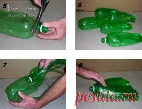 метла из пластиковых бутылок