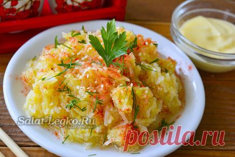 Картофель по-корейски, настоящий рецепт