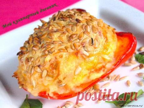 Перец фаршированный картофельным пюре