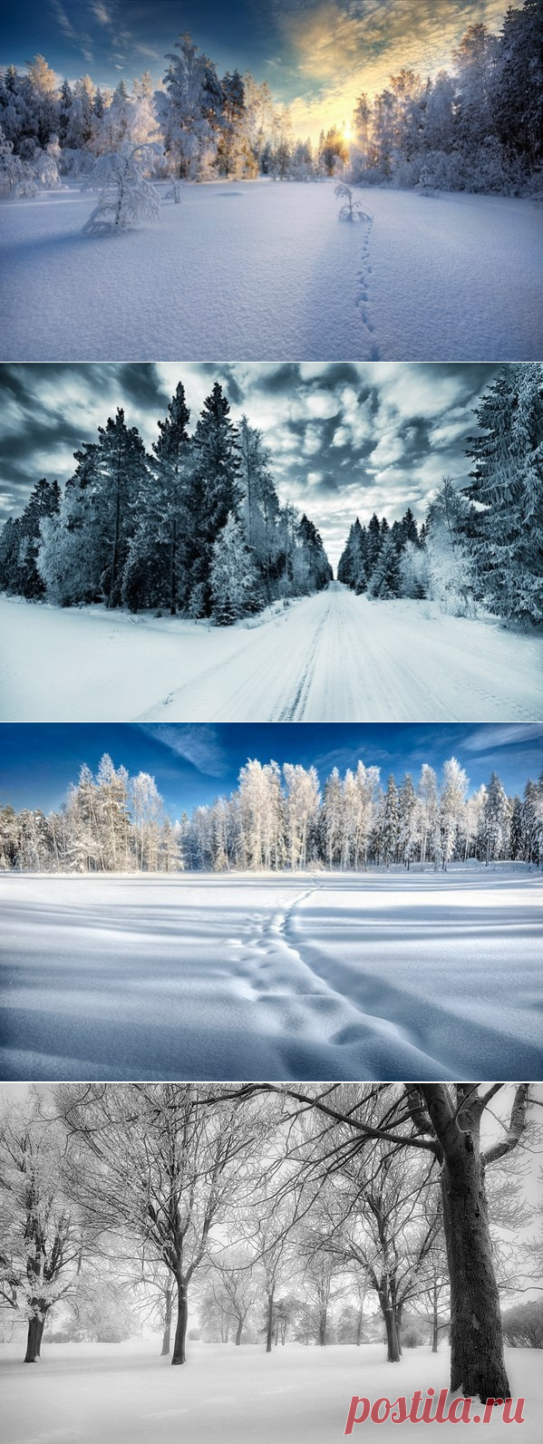 Красивые зимние пейзажи Mikko Lagerstedt - Путешествуем вместе