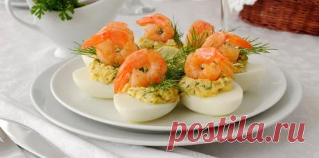 10 вариантов популярной новогодней закуски | Фаршированные яйца | Food Time | Пульс Mail.ru