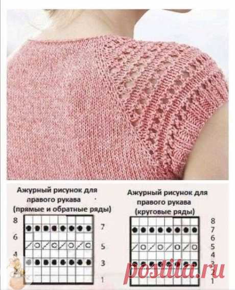 Разные узоры  спицами