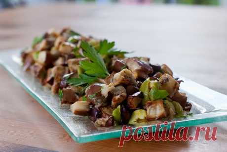 Итальянский салат с китайскими баклажанами &amp;#8212; Фактор Вкуса