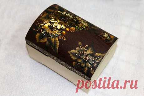 Мастер-класс: техника горячего золочения поталью