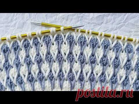 💥🎉ЭТО ЧТО-ТО НЕВЕРОЯТНОЕ! 🍁НЕ ПОВЕРИТЕ КАК ЛЕГКО ВЯЖЕТСЯ! вязание спицами для начинающих