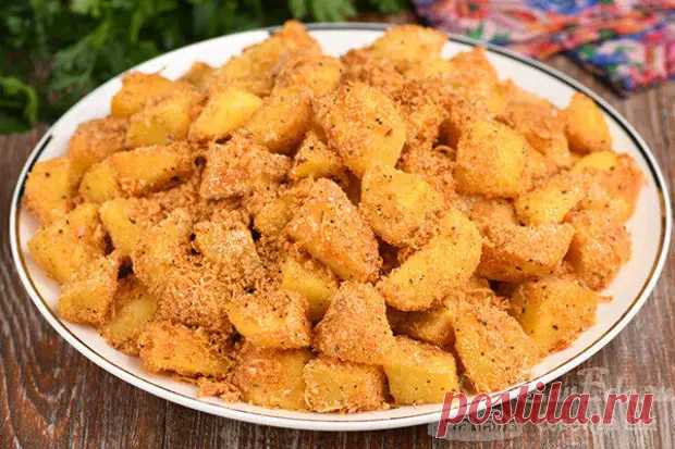 запеченый картофель в панировке
